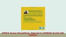 PDF  PMP Exam Simplified Aligned to PMBOK Guide 5th Edition Read Full Ebook