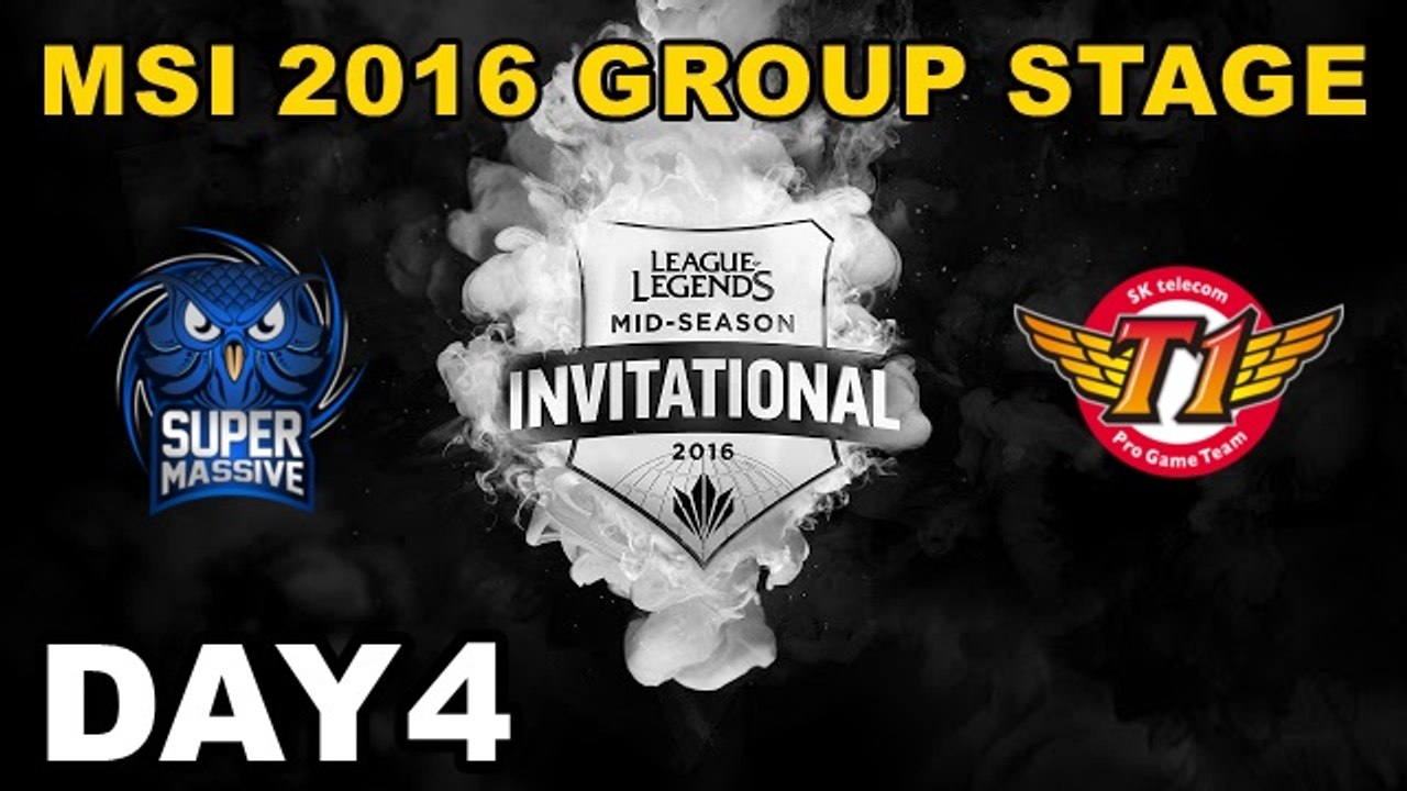 (LOL)SUP vs SKT Highlight (MSI 2016 季中邀請賽)Day4