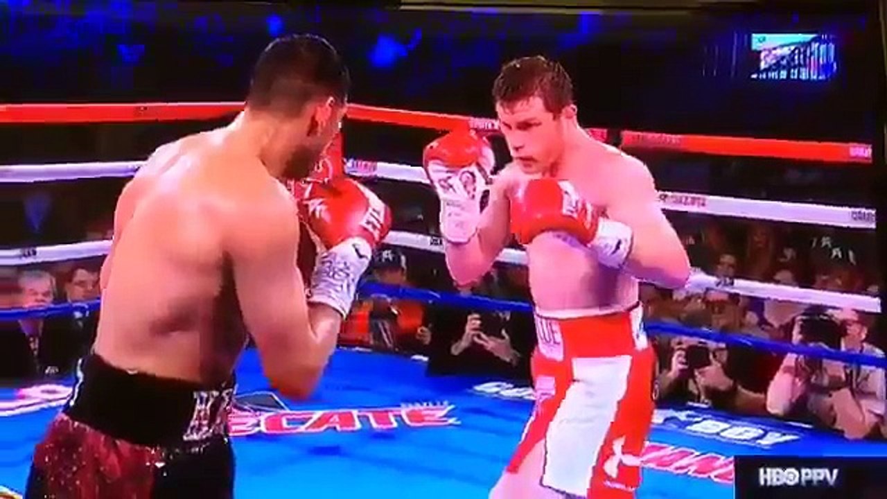 Video Canelo Alvarez Knocks Out Punch (K.O) Amir Khan in LAS VEGAS (May 2016)