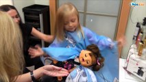 Doll Baby Alive with Yaroslava goes to the Beauty Salon. Video for children. Dolls for girls