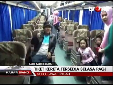 Tiket KA Arus Balik Libur Panjang di Solo Habis Terjual