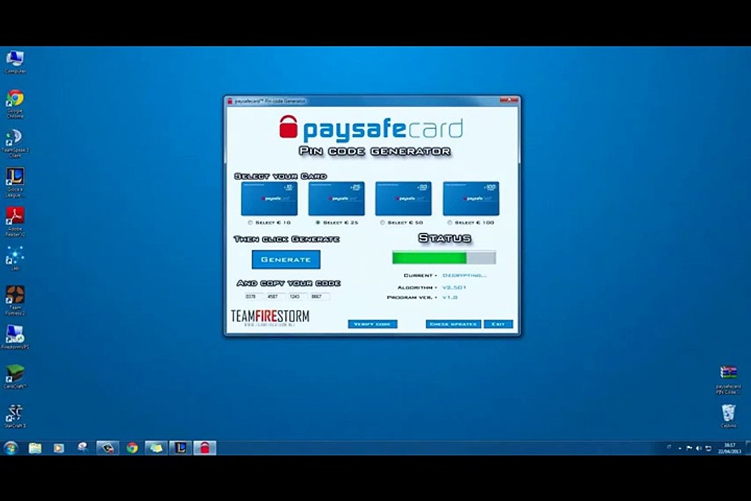 Paysafecard Code Generator Free download