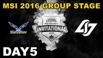 (LOL)FW vs CLG Highlight (MSI 2016 季中邀請賽)Day5