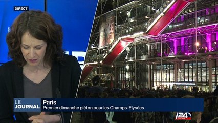 Paris: premier dimanche piéton pour les Champs-Elysées