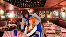 Hans Kidnaps Anna after Hans Betrays Anna in Real Life with Frozen Elsa, Kristoff & Evil Cousin Asle