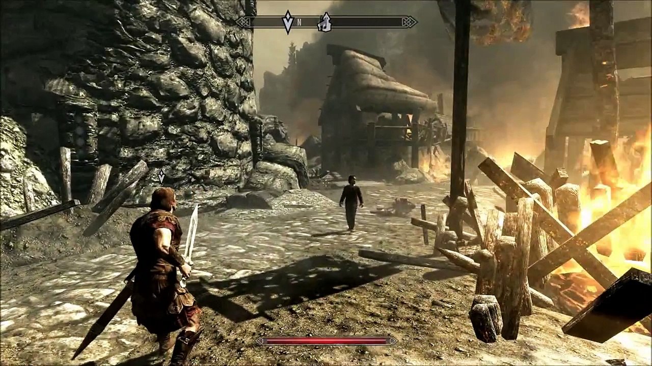 Lets Play : Skyrim Part 2, The Argonian Assassins Escape!