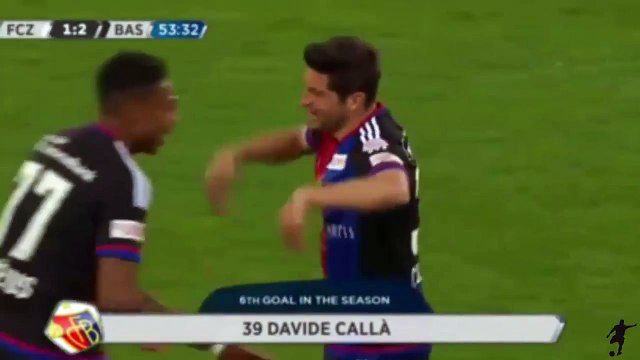 FC Zurich 2-3 FC Basel Davide Calla FANTASTIC Goal Swiss Super League 07-05-2016 HD
