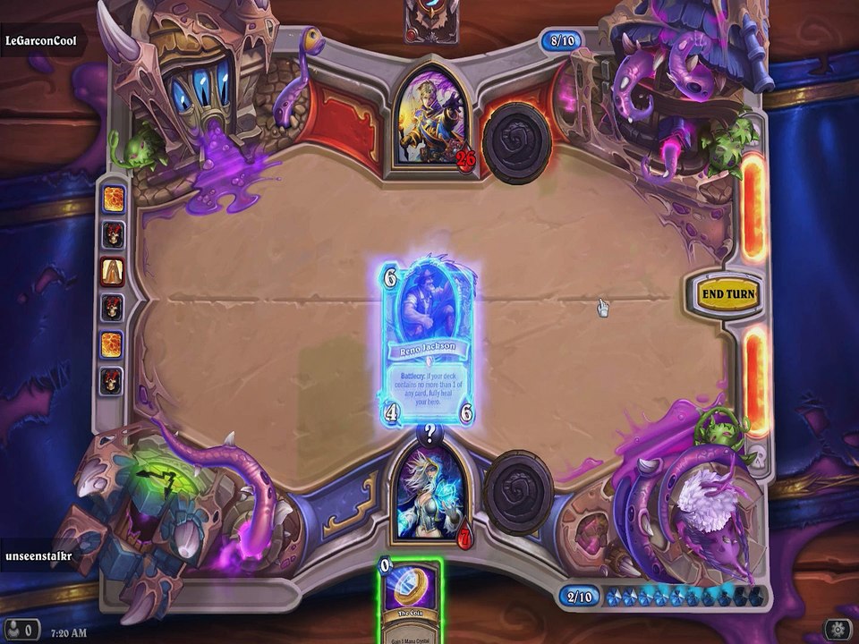 {Hearthstone} Reno Jackson + Coin Mage vs Mind Control Priest - 9th Fatigue Round (DocuTäge)