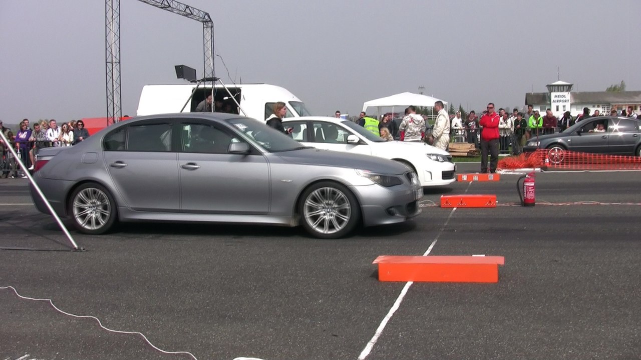 BMW E60 530 D Vs. Subaru Impreza WRX STI