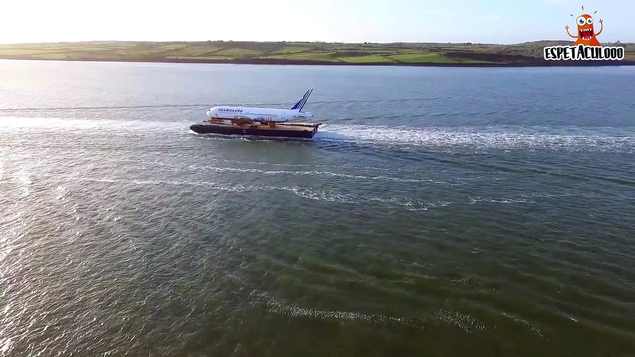 Quirky Nights Glamping Boeing 767 on the Shannon Estuary at Glin Co Limerick