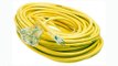 Yellow Jacket 2820 12/3 Heavy-Duty 15-Amp SJTW Contractor Extension Cord with Lighted Power