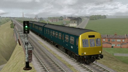 Train Simulator 2015 Gameplay British Rail Class 101 DMU "BLUE MONDAY" East Coast Mainline