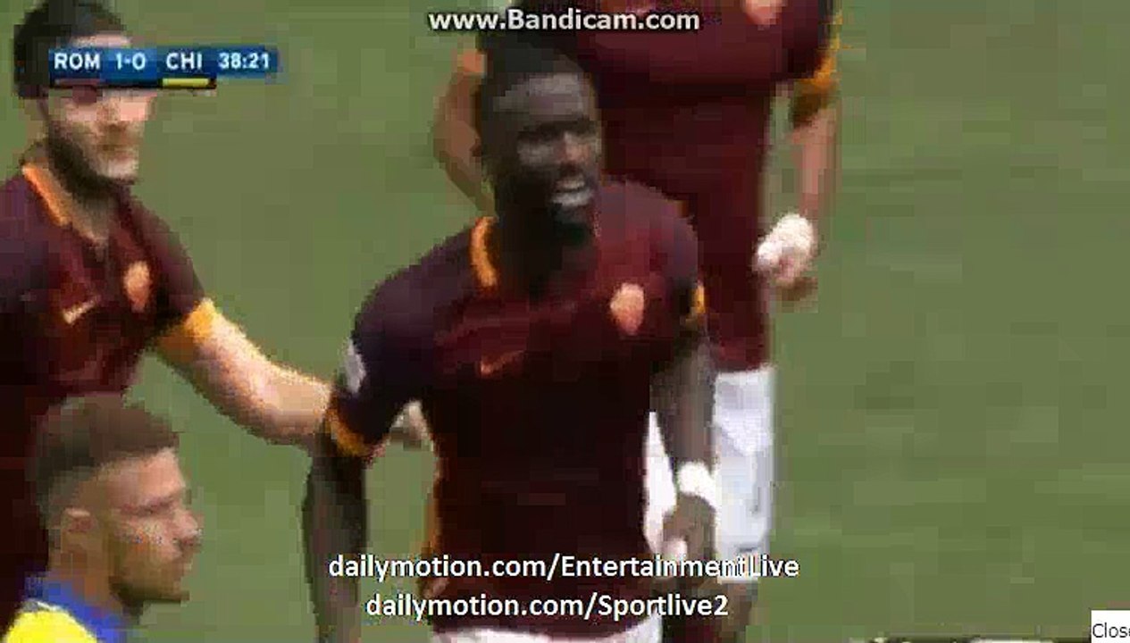2-0 Rüdiger Goal | Roma 2-0 Chievo Serie A
