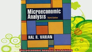 read here  Microeconomic Analysis Third Edition