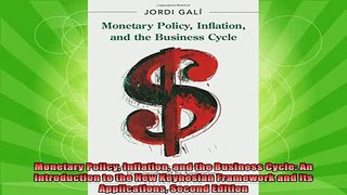 best book  Monetary Policy Inflation and the Business Cycle An Introduction to the New Keynesian
