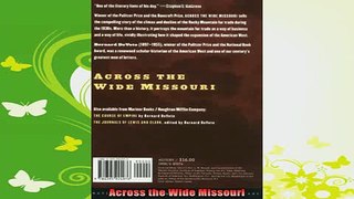 free pdf   Across the Wide Missouri