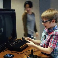 Dad's Generation Video Games Given to Kids for Playing