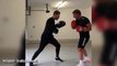 Brendan Rodgers has taken up boxing - and watching him train is oddly captivatin