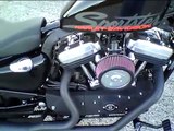 2011 Harley Davidson Forty Eight Sportster with Vance and Hines Blackout 2 into 1 exhaust