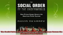 new book  The Social Order of the Underworld How Prison Gangs Govern the American Penal System