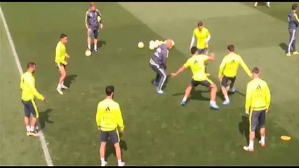 Zidane'dan müthiş refleks!
