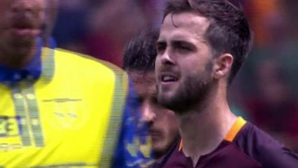 AS Roma 3 - 0 Chievo 2016 Miralem Pjanic Goal
