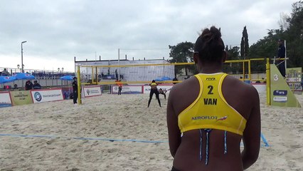 FRA LJ - VAN  1-2 (21-16, 19-21, 12-15)