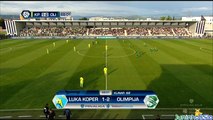 PrvaLiga Telekom Slovenije-NK Koper vs NK Olimpija-Round 32-Second Half Time