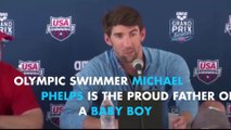 Olympic swimmer Michael Phelps, fiancee welcome son