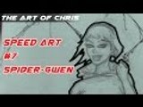 Spider-Gwen | Speed Art Pencil / ink #7  | Commentary | Mistakes were made...