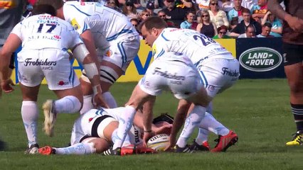 Le superbe essai d'Henry Slade contre les Harlequins