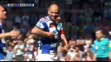 Smeets GOAL - Graafschap 1:1 Ajax  8/May/2016  HD
