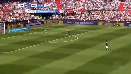 Kuyt GOAL (1:0) Feyenoord vs NEC Nijmegen   8/May/2016  HD