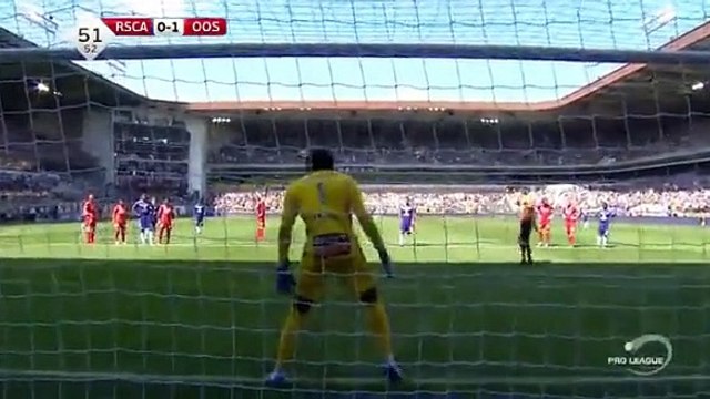 Tielemans Penalty GOAL (1:1) Anderlecht vs KV Oostende 8/May/2016 HD