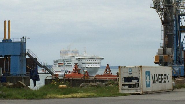 Avarie sur le Pont-Aven de la Brittany Ferries
