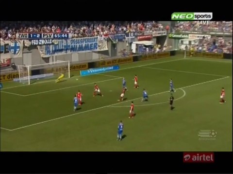 Ouasim Bouy Goal HD - PEC Zwolle 1-2 PSV - 08.05.2016 HD