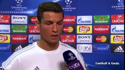 Real Madrid vs Manchester City 1-0 - Cristiano Ronaldo Entrevista champions league 2016