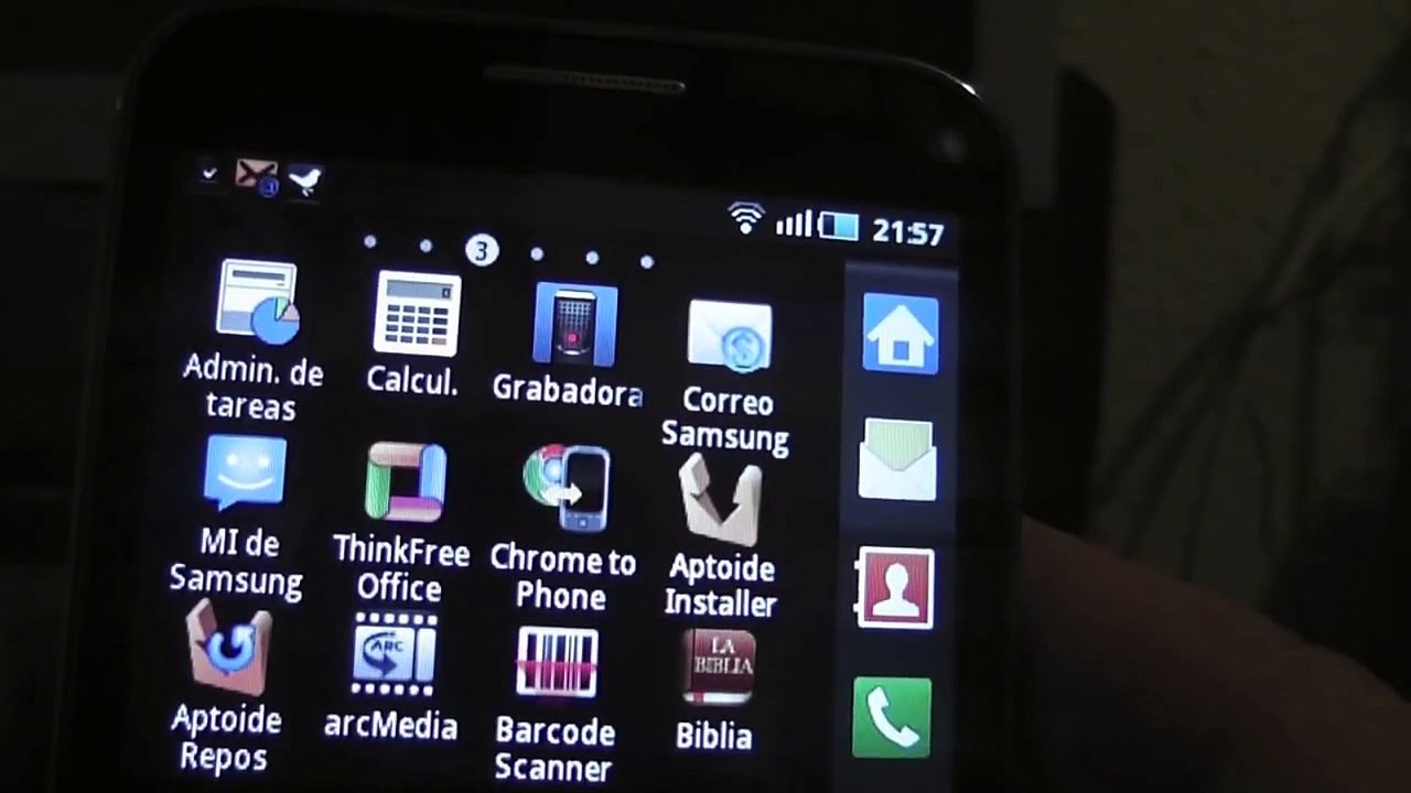 Daily use Samsung Galaxy PRO (Spanish)