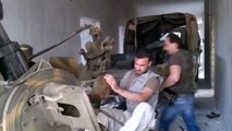 FNN   Antiaircraft Artillery seized by the FSA 25 6 2012