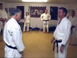 Tom Hills Karate Dojo; Self defense combat blocks & arm bar counter measures