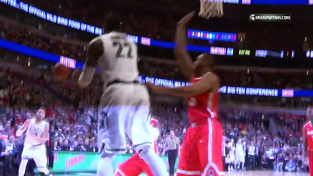 Ohio State vs Michigan State 2015 Big Ten Mens Basketball Tournament
