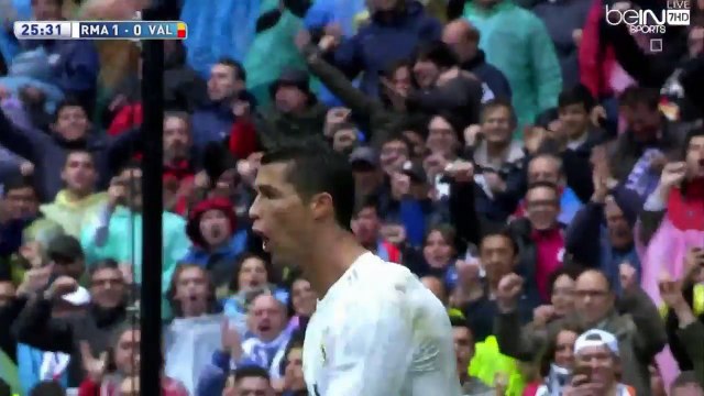هدف كرستيانو رونالدو في فالنسيا ريال مدريد فالنسيا 1-0 الدوري الاسباني
