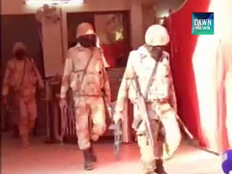 Rangers recover illegal weapons from MQM's 'Nine Zero' headquarters