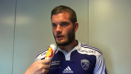 Rugby Fédérale 1 - Quentin Witt après USB - Soyaux