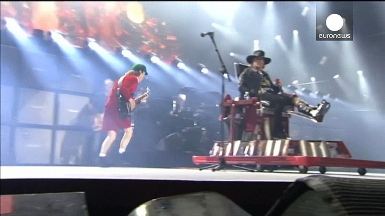 AC/DC in Lissabon: Axl Rose feiert sein Debüt als neuer Sänger