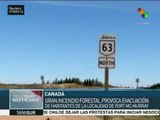 Canadá: incendio forestal en McMurray arrasa con 900 km2 de bosque