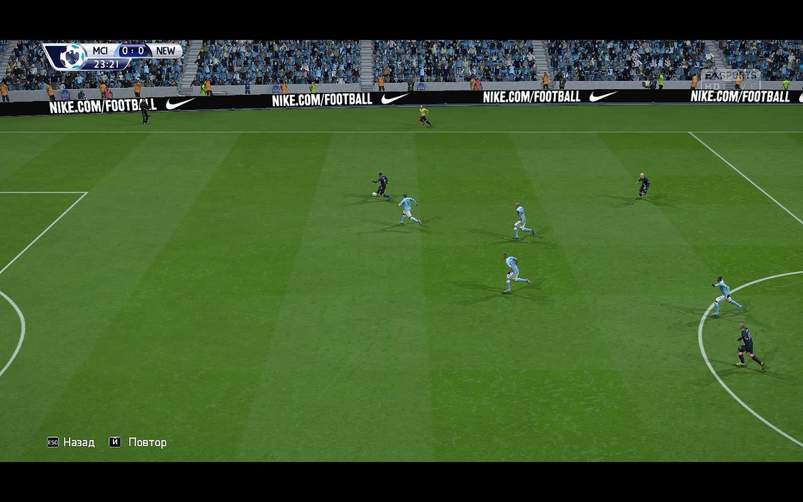 BPL 12 Тур. Манчестер Сити - Ньюкасл 0:1. Sissoko, 24'