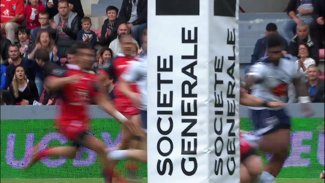 TOP 14 – Toulouse - Agen : 52-19 Essai 1 Gaël FICKOU (TLS) – J23 – Saison 2015-2016