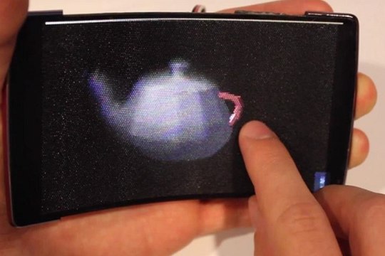 Así es el primer smartphone flexible y con hologramas