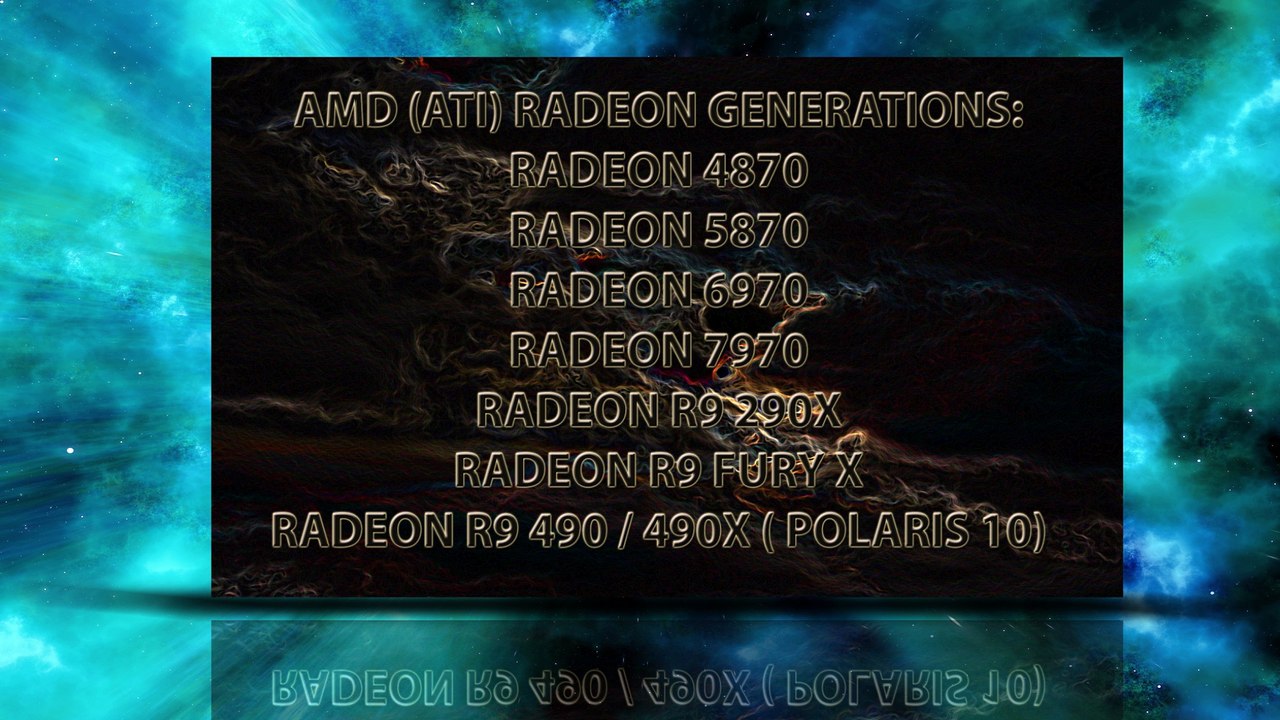 AMD ATI GRAPHICS CARDS GENERATIONS
